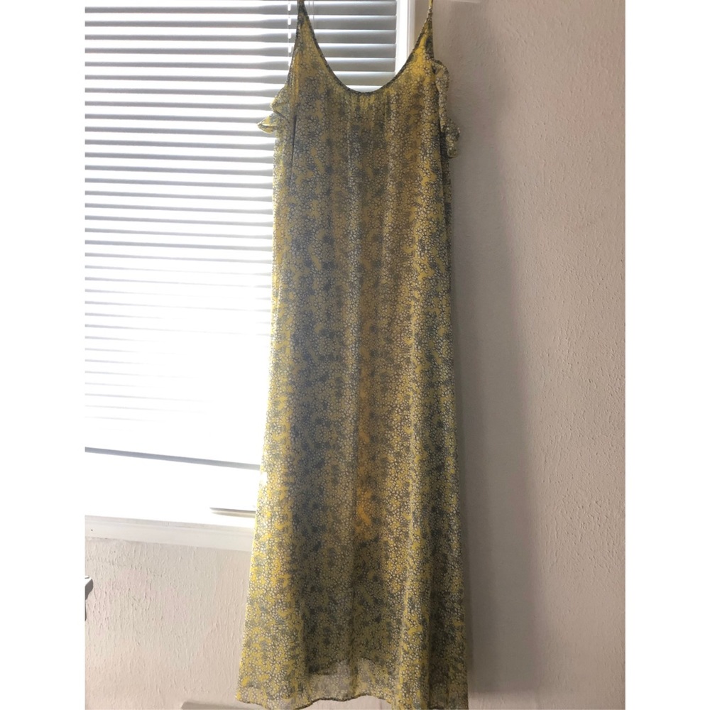 Who What Wear yellow floral maxi